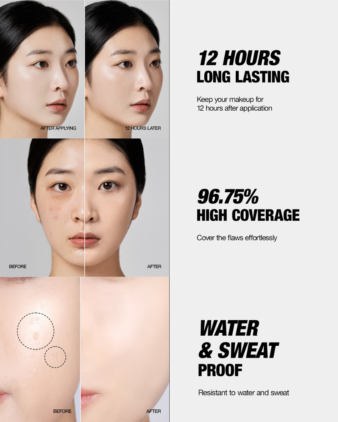 T FIT Buy 1 Get 1 Free, Cover Up All Pro Concealer | 3 in 1 concealer palette Full coverage