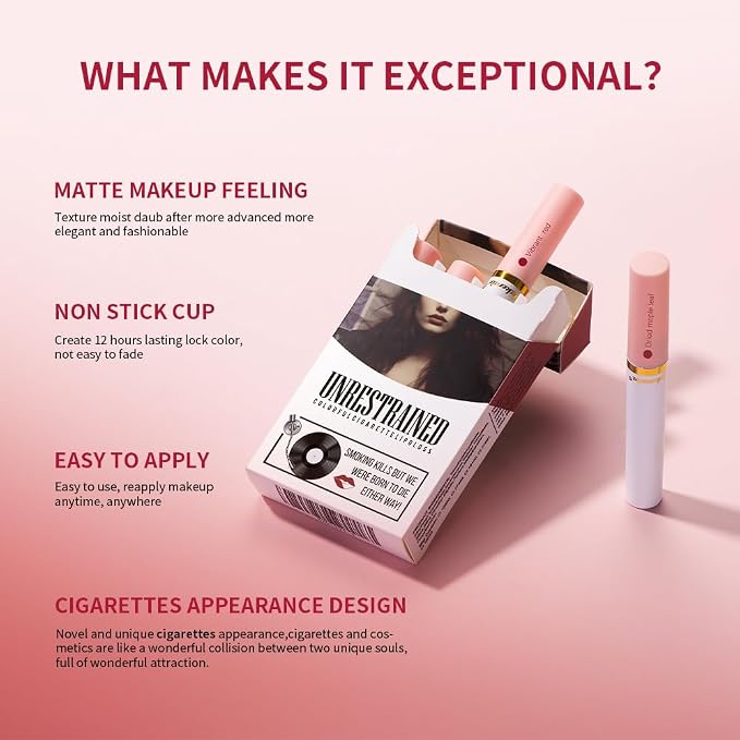 4-Shade Lip Tint Set – Waterproof & Long-Lasting
